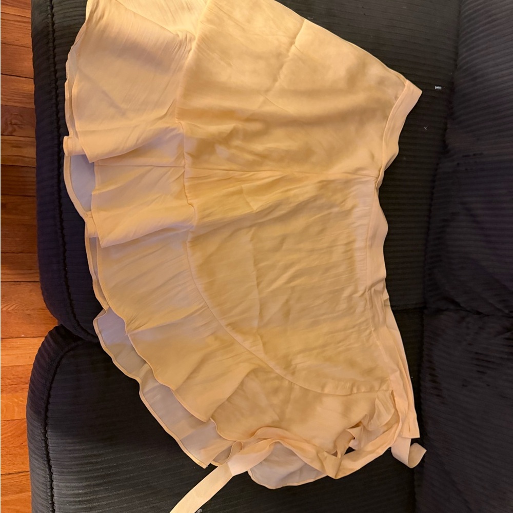 Anthropologie Yellow Skirt